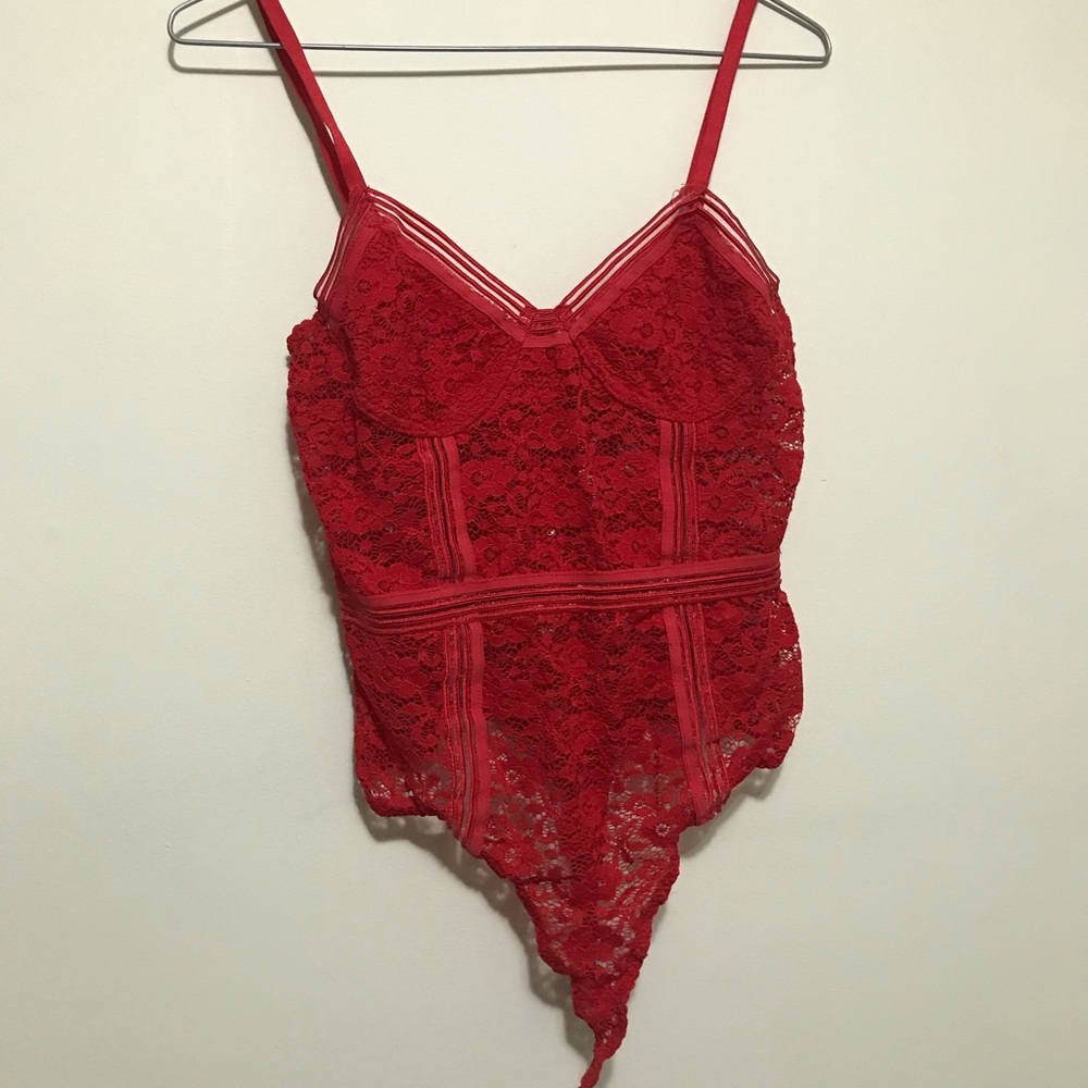 Sexy Lace Corset Bodysuit